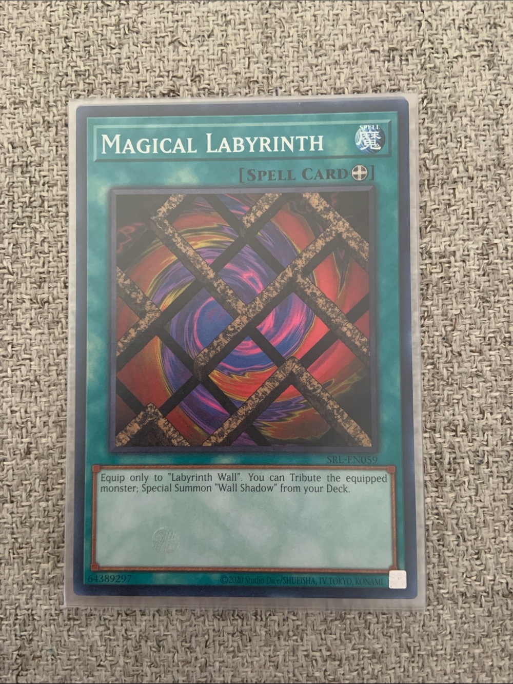 Magical Labyrinth Spell Card from Yu-Gi-Oh Duel Monsters Card Game.